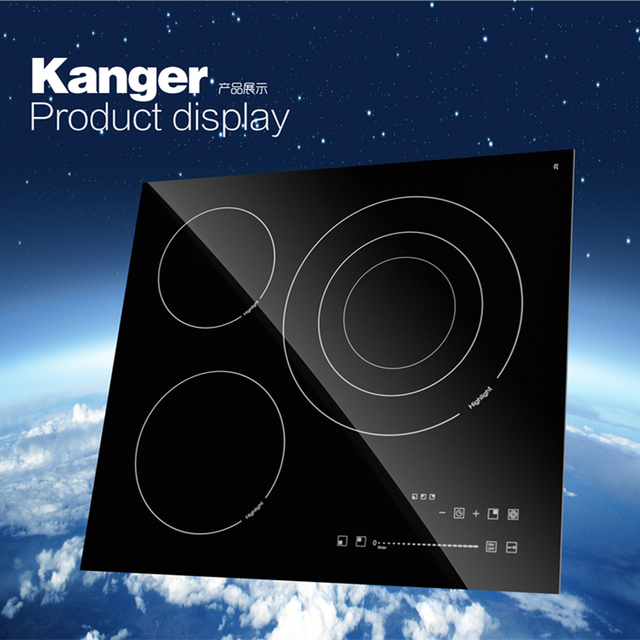 Kanger Ceramic Tempered Glass for Cooker Cooktop Fire Heat Resistant Glass Induction Cooker Glass Customizable Size/Print ROHS