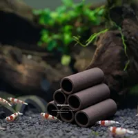 Nid de crevettes ornementales en cristal, ornement d'aquarium moderne en céramique, cachette pour cichlidés, boîte de reproduction