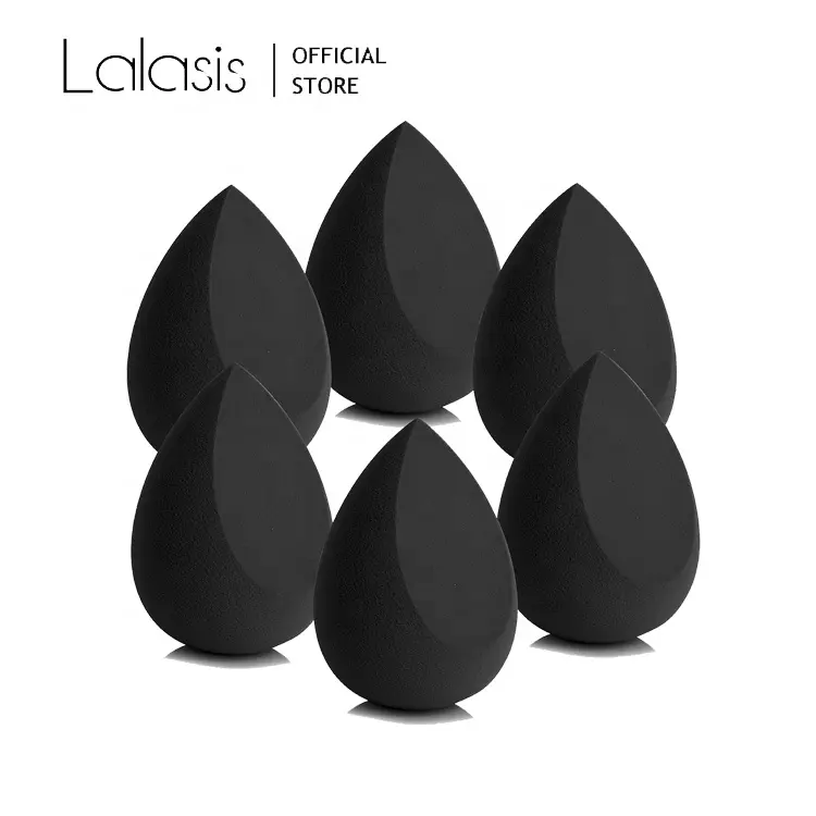 إسفنجة ماكياج أساس طبيعي من Lalasis للبيع بالجملة إسفنجة تجميل بعلامة خاصة دمعة