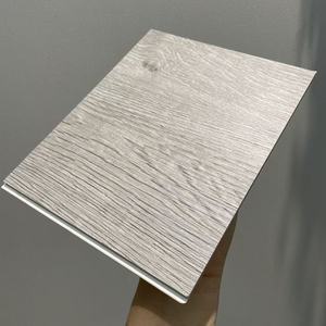 Planche de revêtement de sol en vinyle SPC personnalisée OEM, grain de pierre, imperméable, résistante à l'usure, panneau de décoration pour bâtiment - Product Image 3