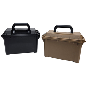 Customizable Color Logo <strong>Waterproof</strong> Dustproof Hunting Gear Plastic Ammo <strong>Storage</strong> <strong>Box</strong> with Handle - Product Image 5