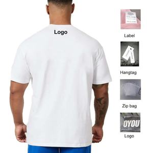 Supplier 230 GSM EU Size S - <b>4XL</b> Custom Logo Heavyweight <b>Man</b> Camisetas Deportivas 100% Cotton Oversized Gym T <b>Shirts</b> - Product Image 2