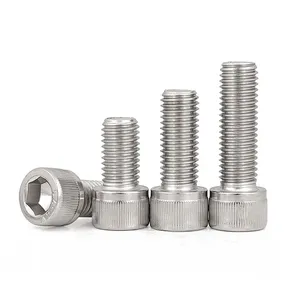 Thread 304 Stainless Hex Socket Head Screw Bolt With ISO Certification