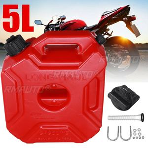5L Portable Jerry Can Gas Fuel Tank Plastic Petrol Car Gokart Spare Container <b>Gasoline</b> Petrol Tanks Canister ATV UTV Motorcycle - Product Image 1