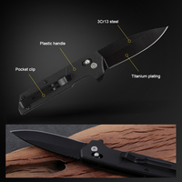 Couteau de survie pliant portable léger en acier inoxydable 3Cr13 Hongrui 2026 pour le camping et la chasse – Vente en gros