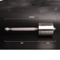 Cloche Mace réglable en acier inoxydable 304 pour l'entraînement de force, des épaules, des poignées et des avant-bras