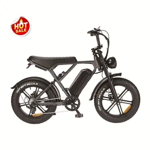 OUXI H9 Factory Direct 20 Inch 48V 700W Motor Ebike Powerful Mountain Electric Bike Dirt Bike Fat Tire Electric Bicycle