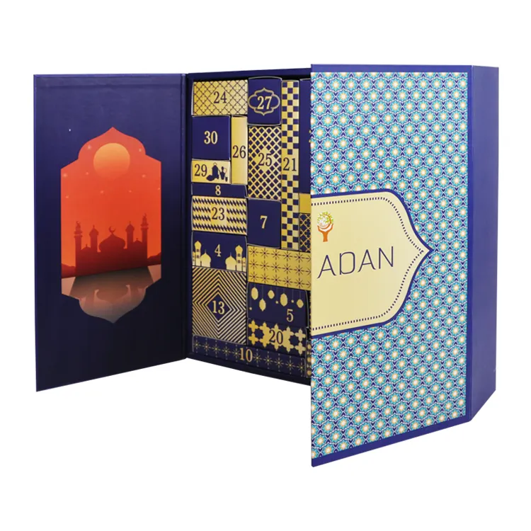 Ramadan Chocolade Verpakking Adventskalender Ramadan Geschenkdoos Sets