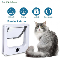 Sac à dos pour animaux de compagnie multi-tailles, écologique, imperméable, à quatre verrous, pour chats et chiens, facile à monter sur un mur en bois, intérieur/extérieur