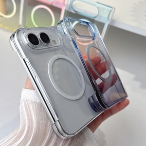 เคสโทรศัพท์มือถือแบบใสไล่เฉดสี ดีไซน์แม่เหล็ก สำหรับ iPhone 18 Ultra รองรับการชาร์จไร้สาย บางเฉียบ ผลิตจากวัสดุ PC แข็งแรง ทนทานต่อแรงกระแทก - Product Image 3