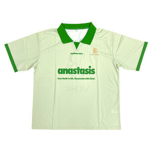 Nuevas camisetas y camisetas de fútbol sublimadas Logotipo de camiseta de Club personalizado Uniforme de entrenamiento de fútbol de secado rápido de poliéster 100% de alta calidad - Product Image 2