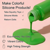 Colorant liquide en silicone haute concentration - Qualité alimentaire, non toxique, couleur stable, 200 couleurs pour caoutchouc RTV/autocatalysant au platine