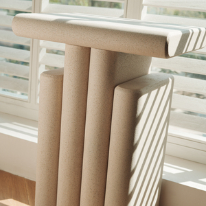 Tavolino <span class=keywords><strong>da</strong></span> <span class=keywords><strong>Salotto</strong></span> Japandi all'Ingrosso, Tavolino Wabi-Sabi con Vernice Minerale e Texture Effetto Pietra - Product Image 3