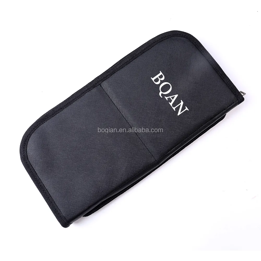BQAN PU Leather Makeup Brush Bag Organizer Box Cosmetic Holder Case Nail Art Brush Bag for Storage Travel