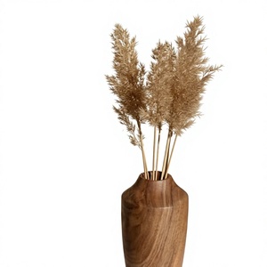 Vase à fleurs en bois naturel, moderne, écologique, fait main, pour la décoration de la maison, fabricant AZ ENTERPRISES AZE-WV034 - Product Image 4