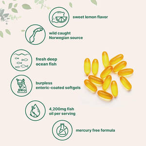 2025 phòng thí nghiệm tư nhân dầu cá biển sâu epa18 & dha12 viên nang dầu cá <span class=keywords><strong>Omega</strong></span>-3 - Product Image 5