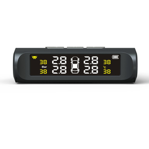 Real-time Wireless Car Tire Pressure Monitoring System Solar External Internal Universal <b>TPMS</b> - Product Image 2