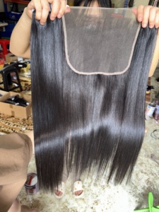 Extensions de cheveux humains vietnamiens non traités, cheveux vierges naturels lisses ondulés bouclés pour usage professionnel - Product Image 3