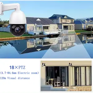 Mini High-Speed Dome Camera With 18x Zoom 360 Continuous Rotation For Outdoor Surveillance Systems