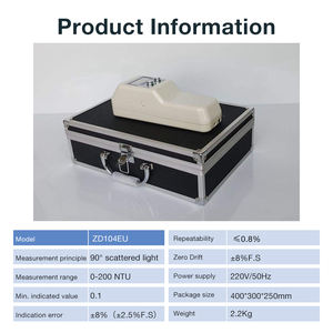 Turbidimètre <span class=keywords><strong>pH</strong></span>-<span class=keywords><strong>mètre</strong></span> de qualité de l'eau en gros, testeur de qualité de l'eau pour piscine, <span class=keywords><strong>spa</strong></span>, aquarium, détecteur 0-200NTU, turbidimètre portable - Product Image 6