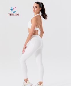 シームレスなアクティブウェアフィットネスヨガセットスポーツブラレギンストレーニングセット女性用 - Product Image 3