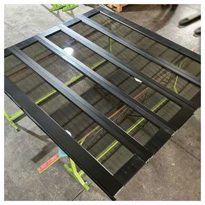 <span class=keywords><strong>Puerta</strong></span> de <span class=keywords><strong>Garaje</strong></span> <span class=keywords><strong>Seccional</strong></span> de Diseño Moderno <span class=keywords><strong>con</strong></span> Panel de Vidrio Templado y Superficie Acabada para Villas y Casas - Product Image 2