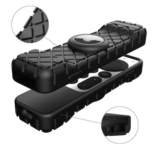 Étui en silicone pour télécommande Apple Tv 4K, couverture complète anti-chute pour modèles de 6e génération 21 22 noir - Product Image 4