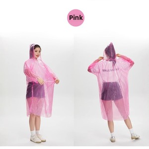 Impermeabile monouso per adulti a compressione portatile PE singola persona <span class=keywords><strong>pioggia</strong></span> per lo stile Tour all'aperto di viaggio ispessito - Product Image 5
