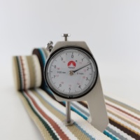 Sangle en jacquard rayée multicolore de 38 mm pour bretelles de sac à dos, sangles d'instruments, sangles de bagages, chaussures, sangle en coton