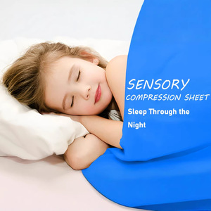 แผ่นรองรับแรงกดแบบยืดหยุ่นสำหรับเด็ก สีฟ้า สำหรับช่วยการนอนหลับ อายุ 4-6 ปี - Product Image 2