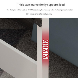 Mesa plegable ajustable para ordenador, mesita de noche de elevación móvil pintada Simple, escritorio de libros móvil para dormitorio o uso en el hogar y la Oficina - Product Image 5