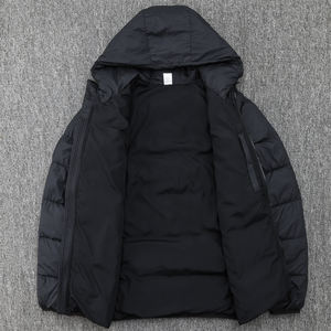 2526 gaya Italia pria dan wanita musim dingin nomor Label khusus berkerudung ritsleting mantel katun sepak bola berkualitas tinggi - Product Image 4