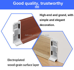 <span class=keywords><strong>บัว</strong></span>พื้นอลูมิเนียมลายไม้ DAFUXIN <span class=keywords><strong>ติด</strong></span>ตั้งง่าย เป็นมิตรกับสิ่งแวดล้อม ทนทาน รับประกัน 5 ปี - Product Image 4