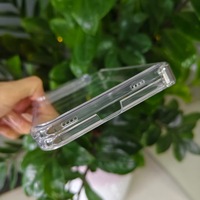 Coque de téléphone en PC transparent et TPU avec protection avant en verre pour iPhone Duo, coque rigide antichoc pliable