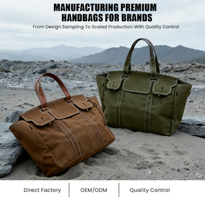 OEM offres promotionnelles vente en gros dame de luxe concepteur grand sac fourre-tout en cuir véritable pour femmes sacs à main - Product Image 1
