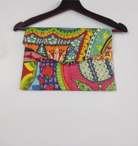 <b>Women's</b> Best Quality Cotton Floral Printed Short Pajama Set Multicolored Short Sleeve Shirt and <b>Boxer</b> Bag for Summer - Product Image 6