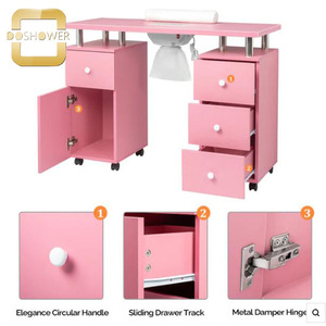 mesa de manicura con extractor de polvo <span class=keywords><strong>para</strong></span> la eliminación de partículas y polvos pequeños - Product Image 4