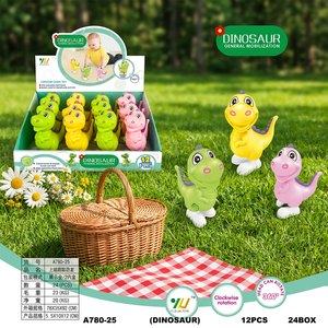Ensemble de jouets à remonter dinosaures, mini-animaux marcheurs, 12 pièces, jouets éducatifs en plastique pour enfants de 2 à 4 ans, unisexe - Product Image 5