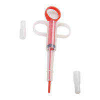 Kit d'alimentation pour animaux de compagnie (chiens et chats) avec seringue à pilules, haute qualité, prix de gros, distributeur de médicaments en PP+Silicone, facile à nettoyer