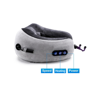 Bantal Pijat Shiatsu Bentuk U dengan Pemanas, Laris Manis, Pasokan Langsung Pabrik untuk Relaksasi Leher dan Tubuh - Product Image 4