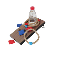 Meilleur jeu de Bar 2 en 1, Mini anneau de lancer et jeu de Table de Cornhole pour la fête et les jeux de lancer de boisson