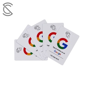 구글 리뷰 탭 카드 재사용 가능 스마트 탭 NFC QR NTAG213 칩 방수 탭파이브 인스턴트 비즈니스용 - Product Image 1
