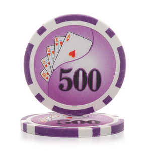 Fichas de póquer Yin Yang de 13,5 gramos con bandeja 25/Pkg Set - Product Image 1