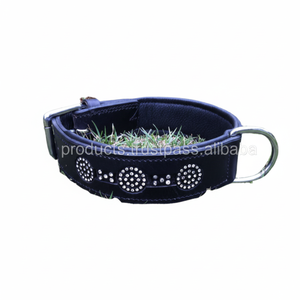 Arnés de cuero transpirable para perros, personalizable, respetuoso con el medio ambiente, fuerte equipo para mascotas, entrenamiento, patrón de estampado para caminar, gatos, perros corriendo - Product Image 1