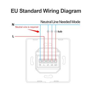 RSH Tuya WiFi EU Standard Smart <strong>Switch</strong> <strong>Push</strong> <strong>Button</strong> Interruptor Smart Home Light <strong>Switches</strong> 1/<strong>2</strong>/3 Gang 1 <strong>Way</strong> Smart Scene Panel - Product Image 3
