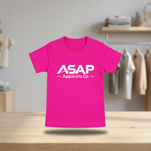 Camiseta Deportiva de Manga Corta y Cuello Redondo, Color Rosa Sólido, 180 Gramos, Lisa, Teñida, con Logotipo Personalizado para Hombre - Product Image 3