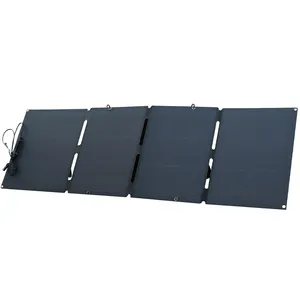 Painel solar dobrável de alta conversão de longa vida, 100w para estação de energia portátil e sistema de energia solar