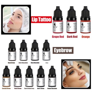 Pigment liquide pour microblading bio, 12 couleurs, pour sourcils, lèvres, tatouage semi-permanent, encre de maquillage - Product Image 3