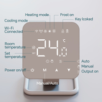 Termostato Digital Inalámbrico RF con Pantalla LCD Beok BOT-R3X para Sistema de Calefacción por Suelo Radiante