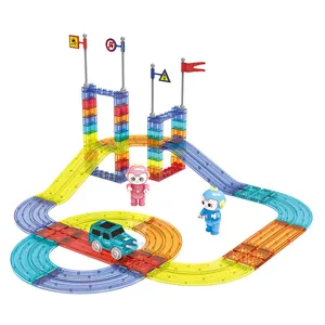 Balin 2024 New Arrival Kids Electric Car Toys Competitive Price Magnetic Tiles Car Racing Children Electric Car Toys